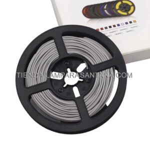 Cable de silicona gris