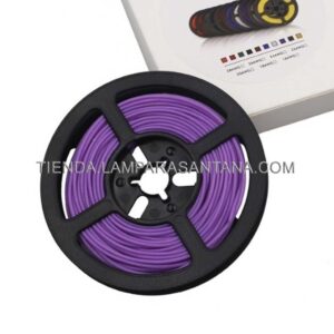 Cable de silicona morado