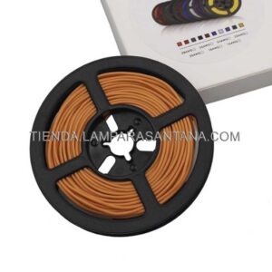 Cable de silicona naranja