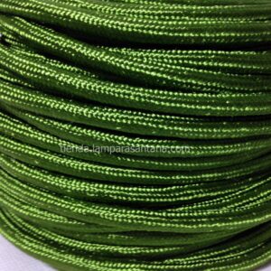Cable de tela verde oliva