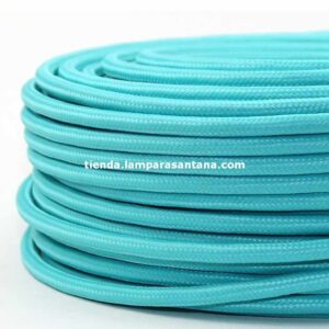 Cable de tela color Turquesa