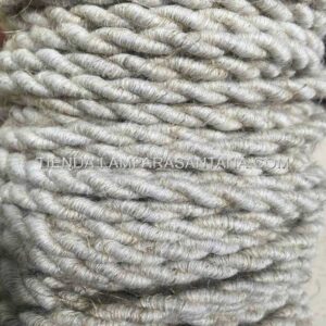 Cable trenzado algodón natura