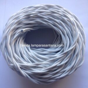 Cable trenzado blanco