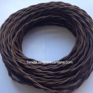 Cable trenzado marró