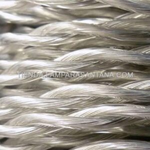 Cable trenzado transparente