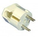 Clavija bipolar codo 4,8mm