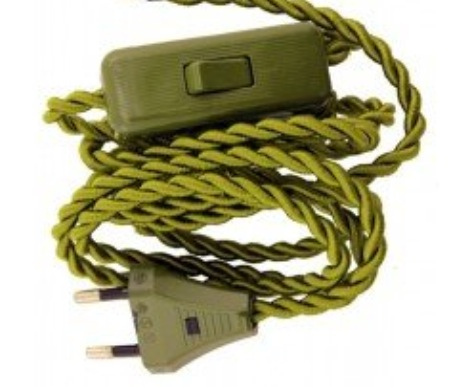 Conexión cable lámpara Vintage