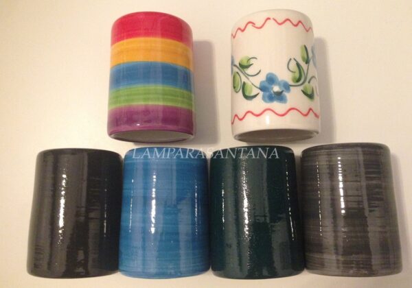 Cubre portalámparas cerámica