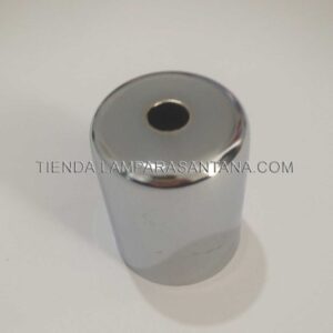 Cubre portalámparas cromo