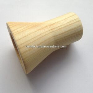 Cubre portalámparas Foco madera