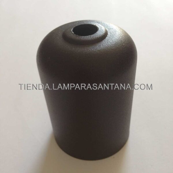 Cubre portalámparas hierro marrón