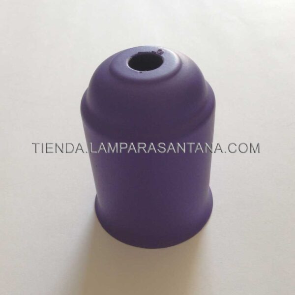 Cubre portalámparas morado