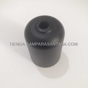 Cubre portalámparas negro
