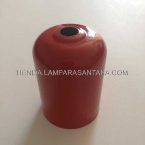 Cubre portalámparas rojo