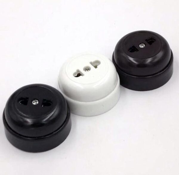 Enchufe superficie antiguo Retro