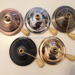 Florón de pared con interruptor de cadena