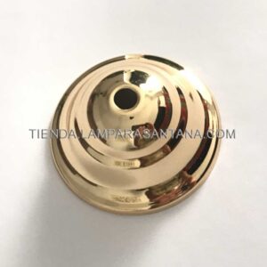 Florón lámpara dorado