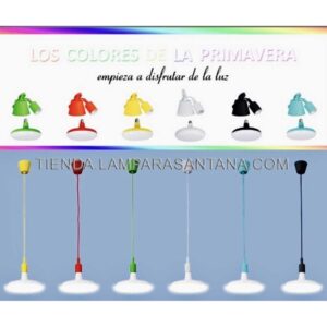 Kit Colgante Silicona y bombilla LED