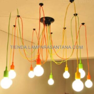 Lámpara Araña Multicolor