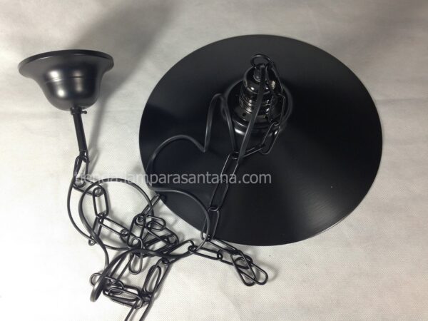 Lámpara Vintage negra