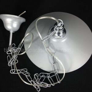 Lámpara Vintage plata