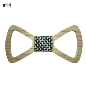 Pajarita clásica madera