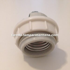 Portalámparas para pantalla de porcelana