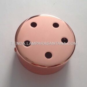 Embellecedor cobre 5 agujeros