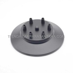 Soporte techo 6 taladros plato