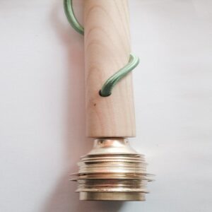 Tubo cilíndrico de madera